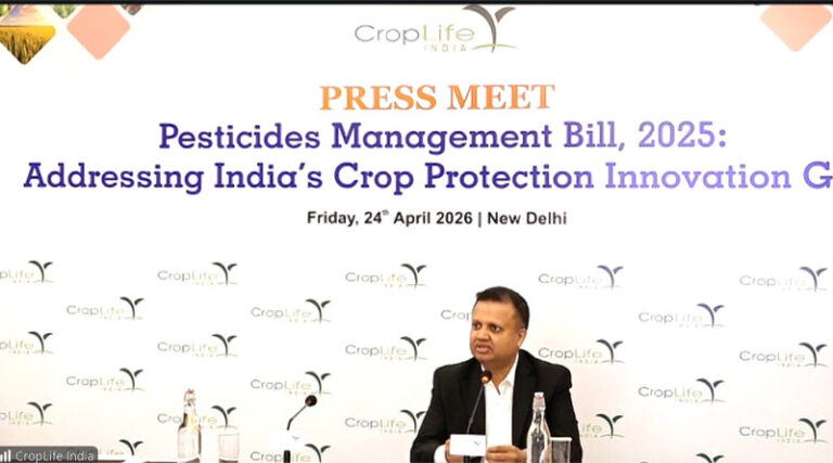 India Left Behind in Agrochemical Innovation Due to No Data Protection: CropLife India
