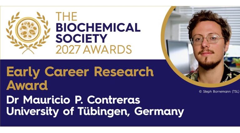 TSL Alumnus wins Biochemical Society Award