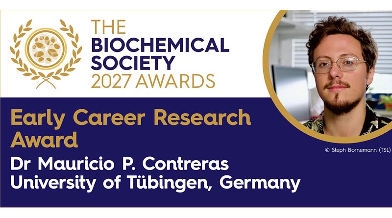 TSL Alumnus wins Biochemical Society Award