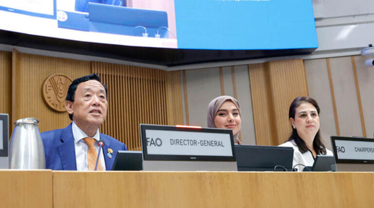 Conflict In The Near East Region Adds Pressure On Fragile Agrifood Systems, FAO Director-General Warns