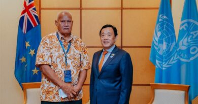 Bilateral Meeting with The Honourable Sa'aga Talu Teafa, Minister for Natural Resources of Tuvalu