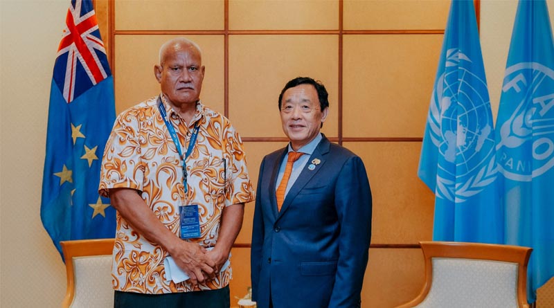 Bilateral Meeting with The Honourable Sa'aga Talu Teafa, Minister for Natural Resources of Tuvalu