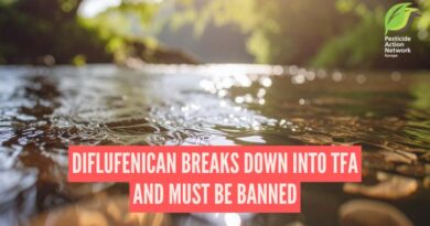 Diflufenican Breaks Down Into TFA and Must be Banned