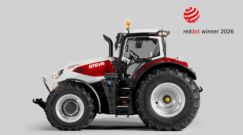 STEYR Design Excellence Recognised Once More As Cervus CVT Wins Red Dot Award