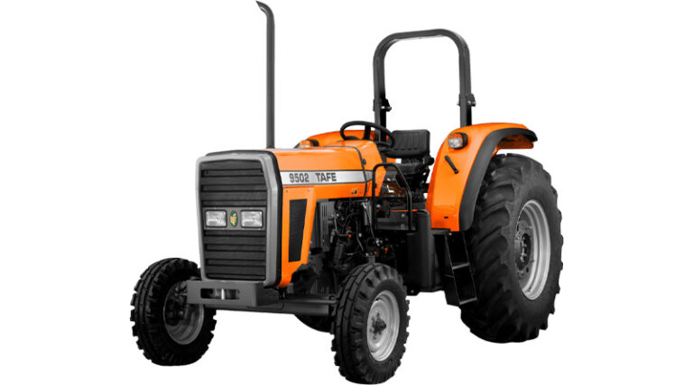 TAFE 9502 4WD – 90 HP Turbocharged Power with Dual Speed IPTO for Maximum Versatility