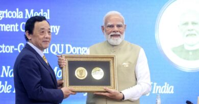 FAO Director General honours India’s Prime Minister Narendra Modi with FAO’s prestigious Agricola Medal FAO Director General honours India’s Prime Minister Narendra Modi with FAO’s prestigious Agricola Medal