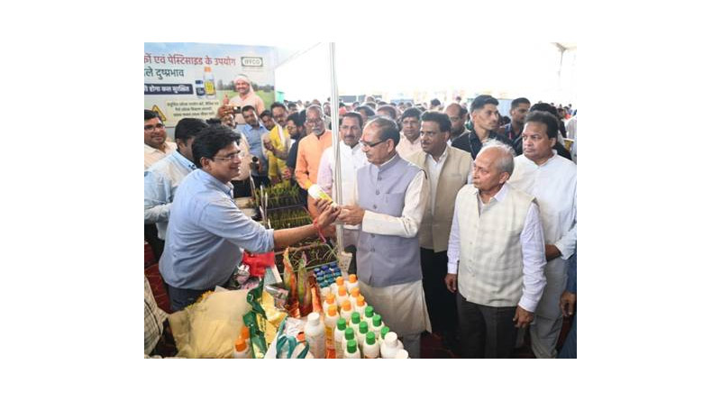 In Vidisha, Union Agriculture Minister Shri Shivraj Singh Chouhan Performs ‘Bhumi Pujan’ of KVK Agricultural Science Centre