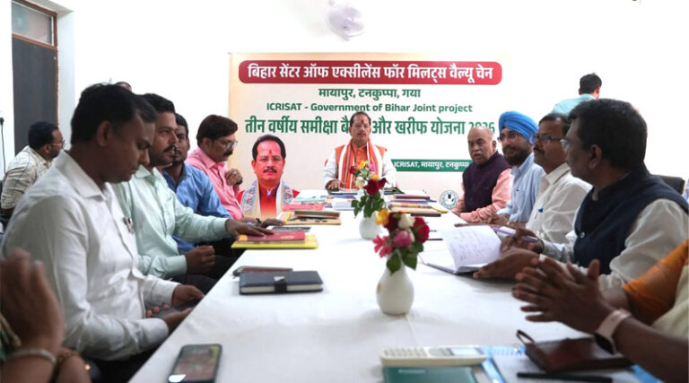 Bihar Minister of Agriculture Applauds ICRISAT and Partners’ Efforts to Strengthen Millet Cultivation in the State