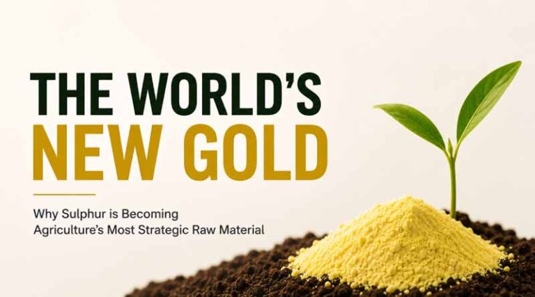 Why Sulphur is Becoming Agriculture's Most Strategic Raw Material