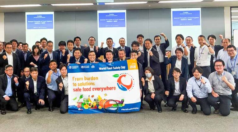 World Food Safety Day / Japanese Food Company Celebrates With Staff Activities