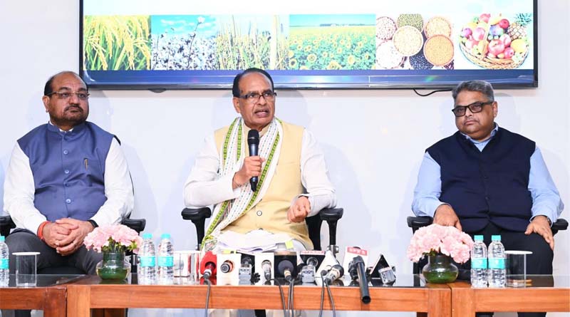 Press Conference by Union Agriculture Minister Shivraj Singh Chouhan at the National Kharif Conference in Delhi