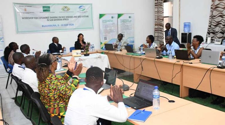 IRRI and KAFACI Convene Regional Stakeholders In Burundi To Advance Rice Productivity And Seed Systems