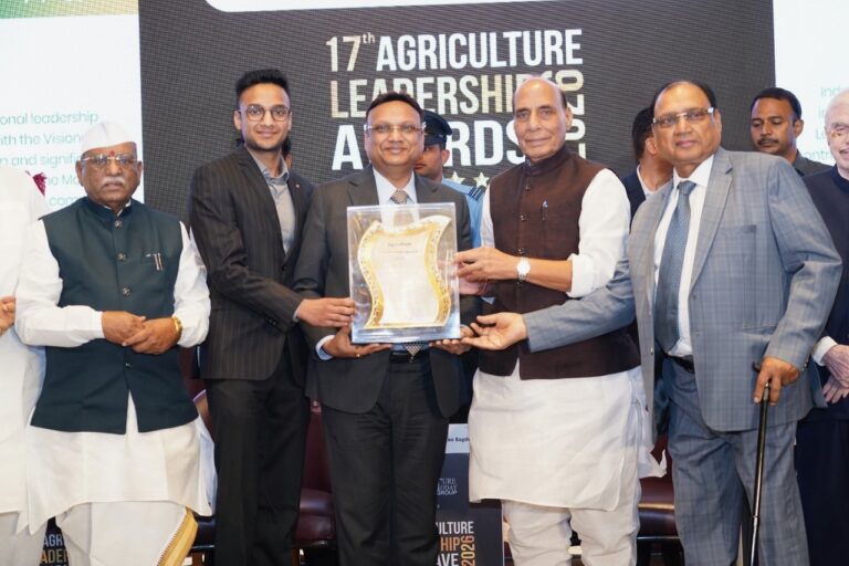 Indogulf Cropsciences MD Sanjay Aggarwal Receives Visionary Leader Award at Agriculture Leadership Awards 2026