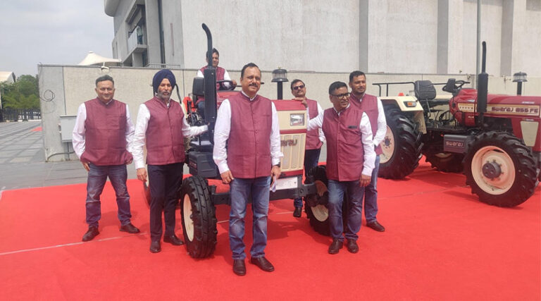 Swaraj Tractors Launches New Tractor Swaraj 855 Protek in Central India