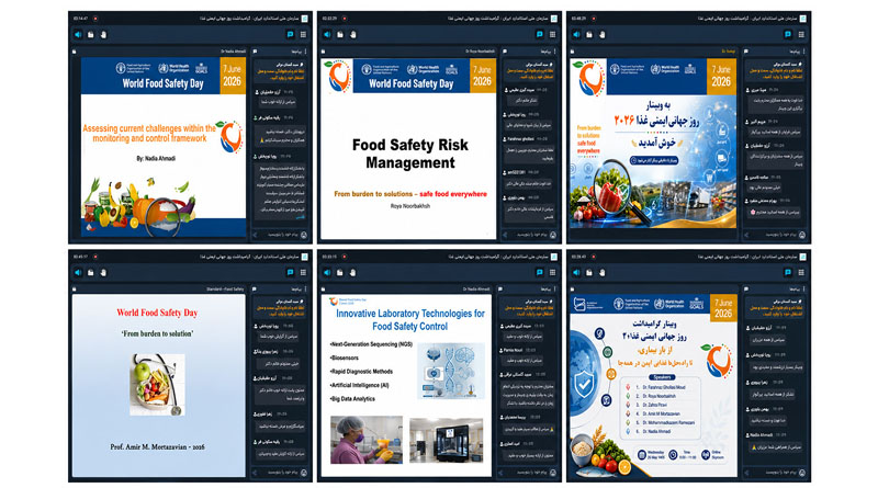 World Food Safety Day Iran National Standards Organization Celebrates With Informational Webinar