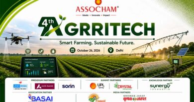ASSOCHAM to Host 4th Agritech Summit 2026 in New Delhi on October 26 ASSOCHAM to Host 4th Agritech Summit 2026 in New Delhi on October 26