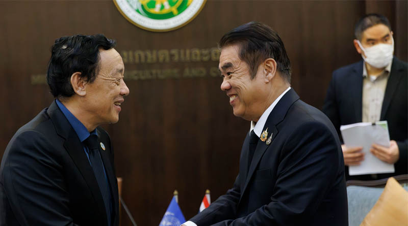Bilateral Meeting with H.E Suriya Jungrungreangkit, Minister of Agriculture and Cooperatives of the Kingdom of Thailand
