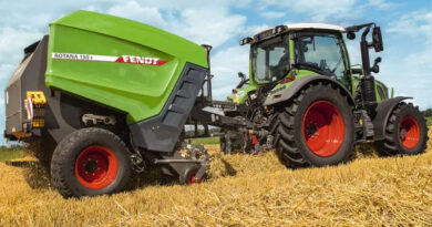 Fendt Rotana F Baler — Fixed Chamber Round Baling with Load Sensing and TIM Automation