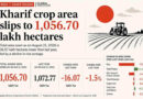 India’s Kharif Crop Area Reaches 1,056.70 Lakh Hectares