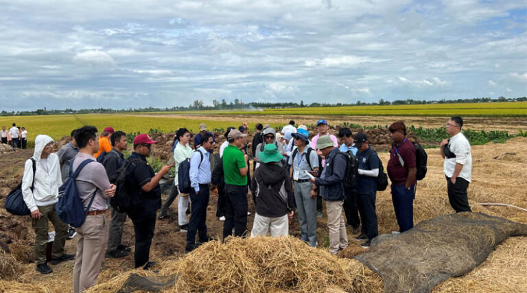 International Delegates Explore High-Quality, Low-Emission Rice Production and Circular Economy Models in Can Tho, Viet Nam