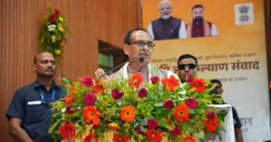 Union Minister Shivraj Singh Chouhan participates in the Krishi Jan Kalyan Samvad in Patna