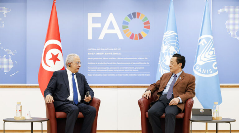 Bilateral meeting with H.E. Mustapha Ferjani, Minister of Health of the Republic of Tunisia