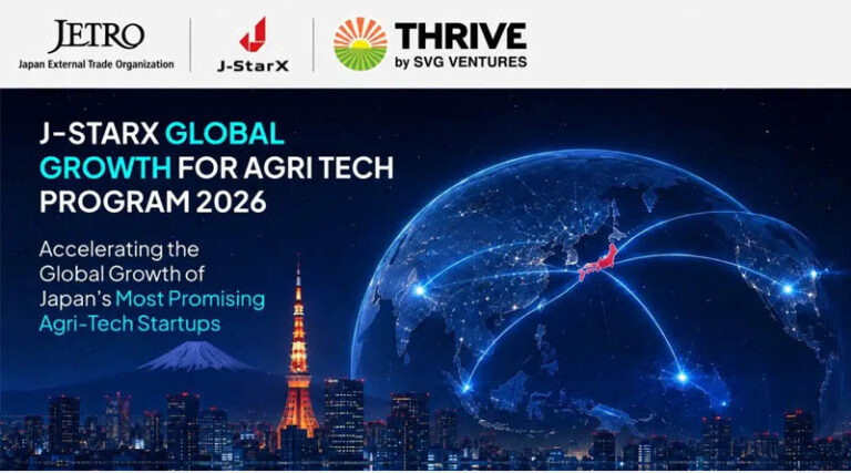 J-StarX Global Growth for Agri-Tech 2026 Supporting the Global Expansion of Japanese Agri-Tech Startups