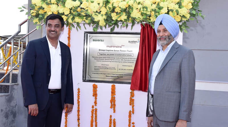 Swaraj Tractors, Mahindra Susten Commission 42 MWp Group Captive Solar Project in Punjab