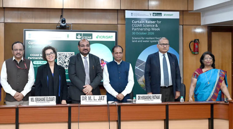 India to Host ICAR-CGIAR Science and Partnership Week 2027 in New Delhi